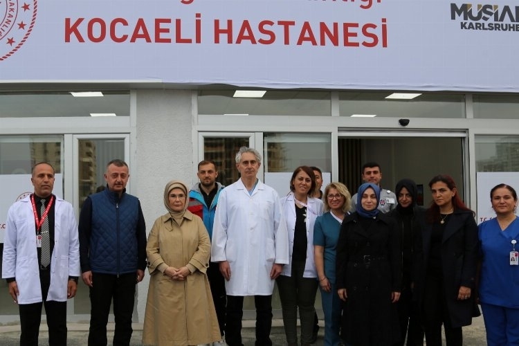 Kocaeli Büyükşehir Hastanesi'ne Emine Erdoğan'dan övgü