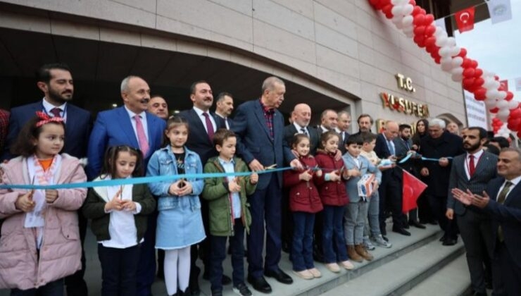 Cumhurbaşkanı Erdoğan, Artvin Yusufeli Belediye Binası’nı açtı