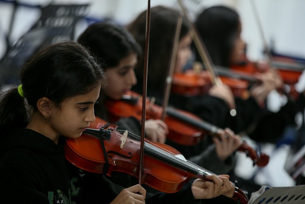 Çocuklar ‘Barış Orkestrası’nda sahne alıyor