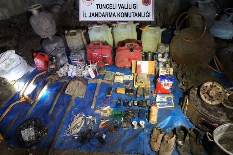 Sonbahar Kış Ablukası'nda Tunceli'de 14 sığınak imha edildi