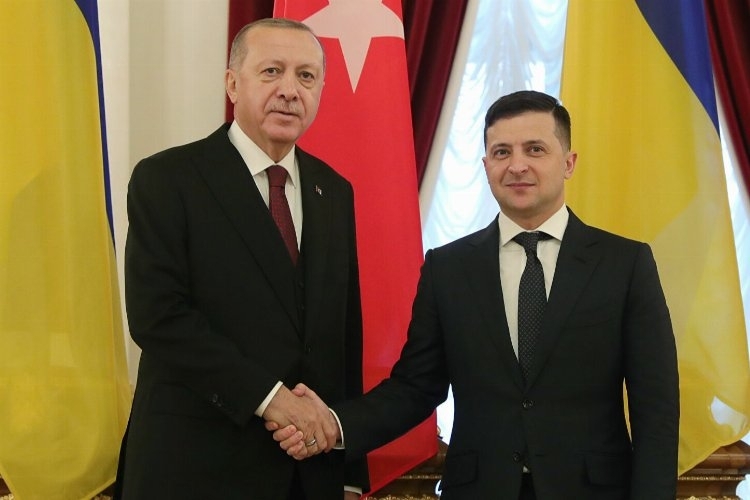 Cumhurbaşkanı Recep Tayyip Erdoğan Zelenskiy ile görüştü