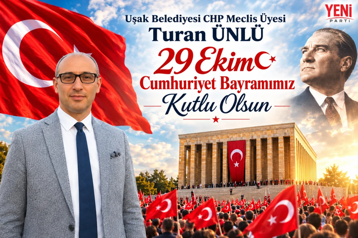 Turan Ünlü’den 29 Ekim Cumhuriyet Bayramı Mesajı