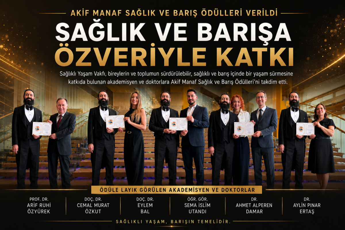 Akif Manaf Sağlık ve Barış Ödülleri Verildi