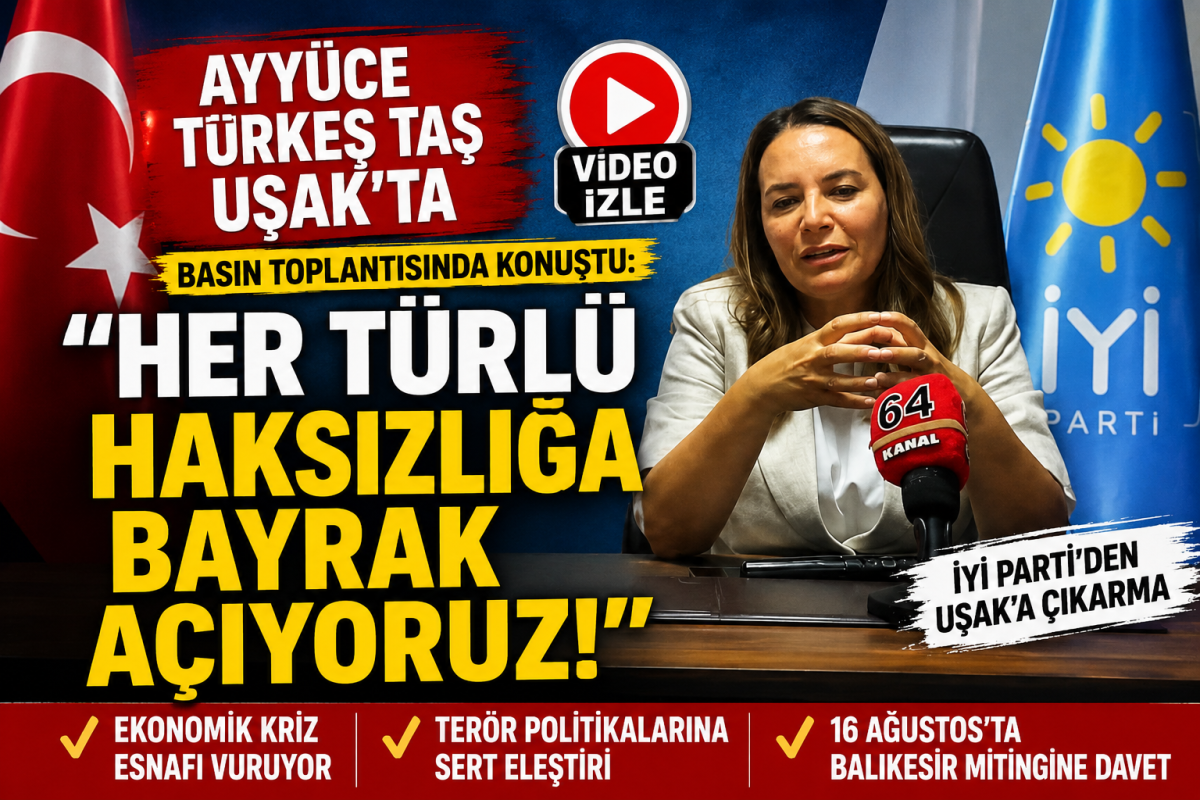 “Her Türlü Haksızlığa Bayrak Açıyoruz”