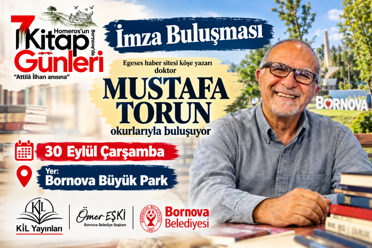 Bornova’da 7. Homeros’un Kitap Günleri’nde İmza Buluşması