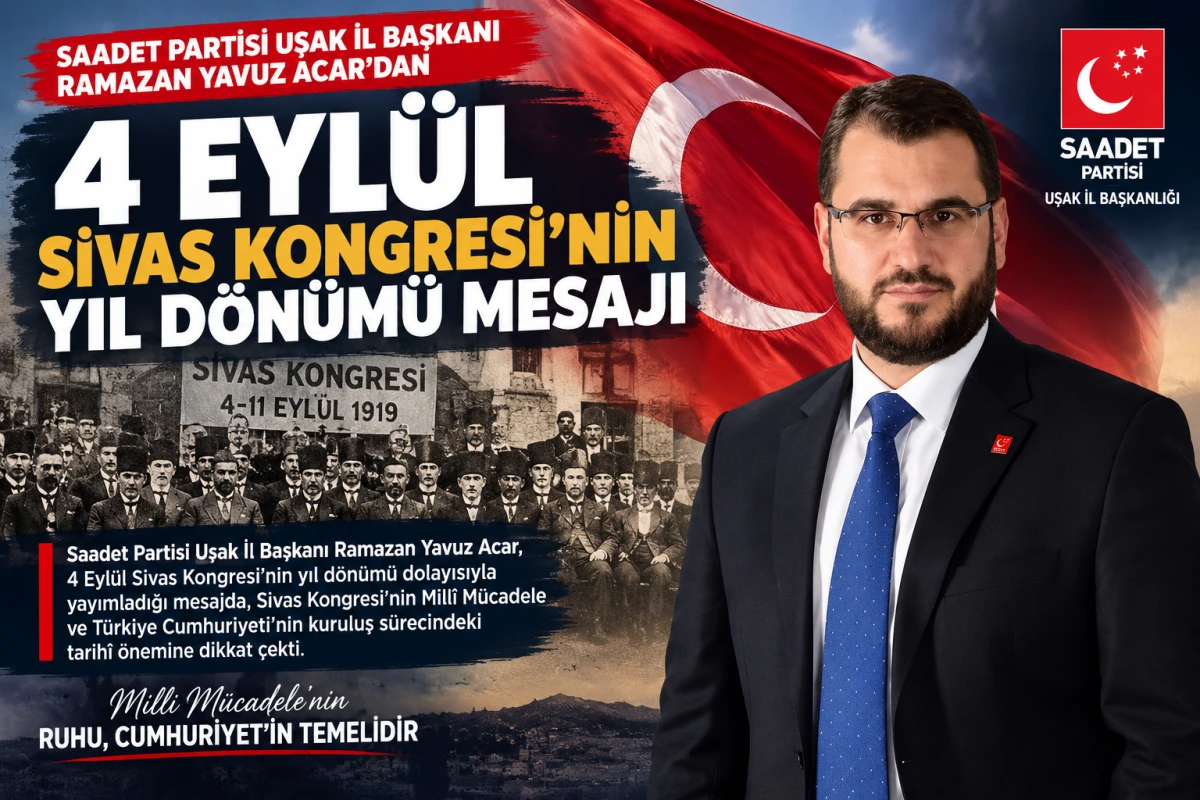 Sivas Kongresi Bağımsızlık Mücadelemizin Dönüm Noktasıdır”