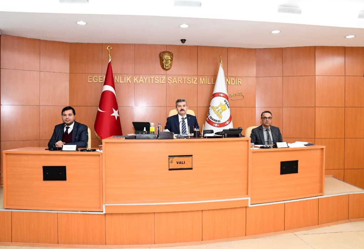 2023 Yılı 1. İl Koordinasyon Kurulu Toplantısı Vali Dr. Turan Ergün Başkanlığında Yapıldı