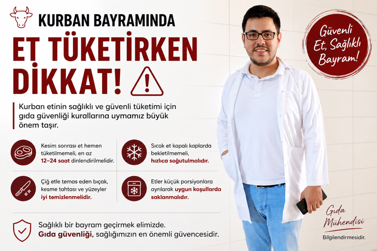 KURBAN BAYRAMI’NDA ET GÜVENLİĞİ UYARISI: