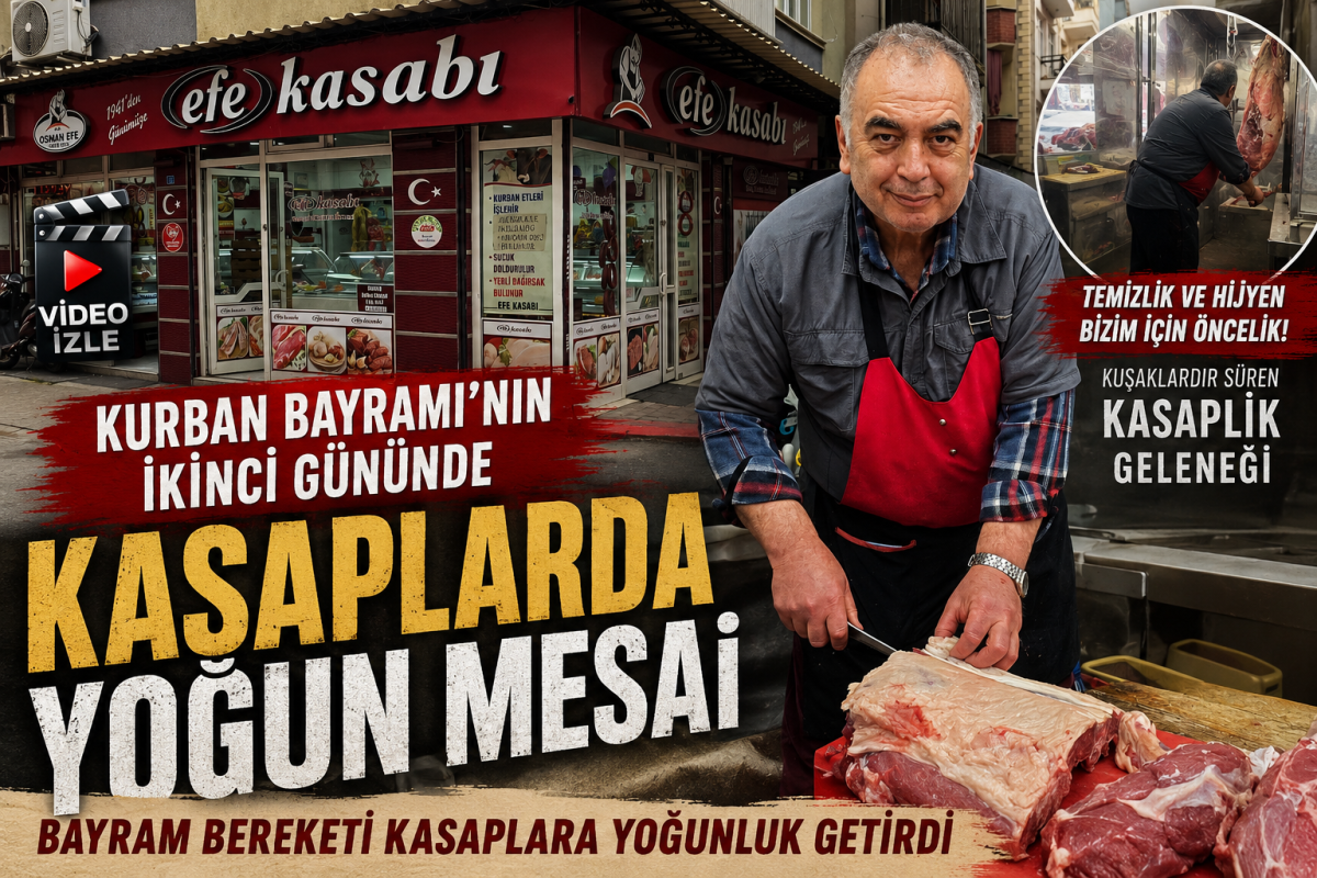Kurban Bayramı’nın İkinci Gününde Kasaplarda Yoğun Mesai