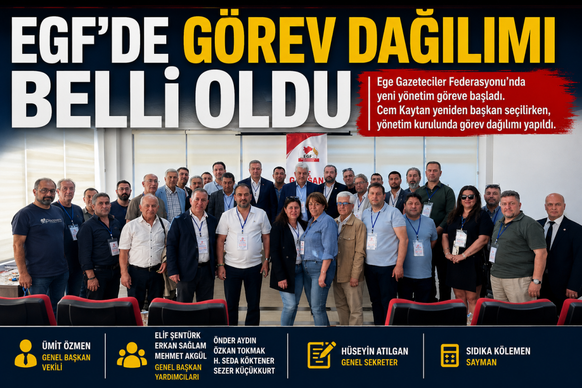   EGF'DE GÖREV DAĞILIMI BELLİ OLDU