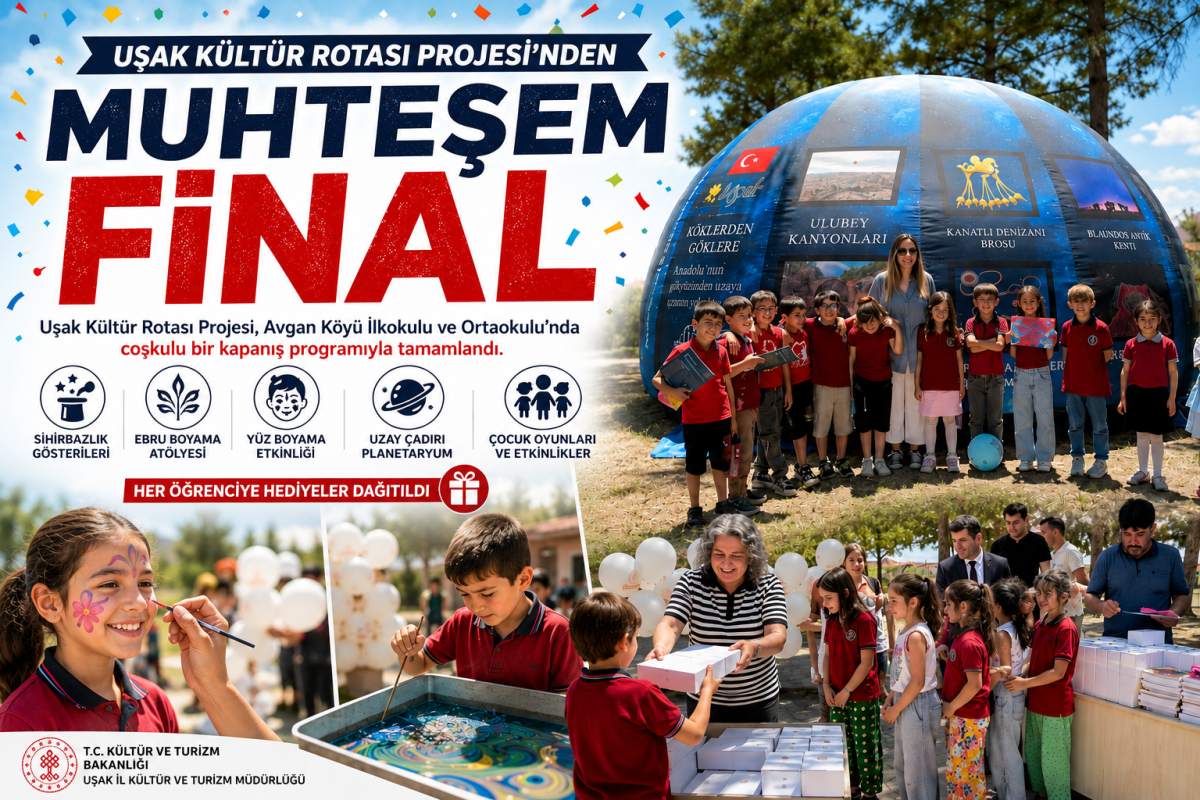 Uşak Kültür Rotası Projesi’nden Muhteşem Final