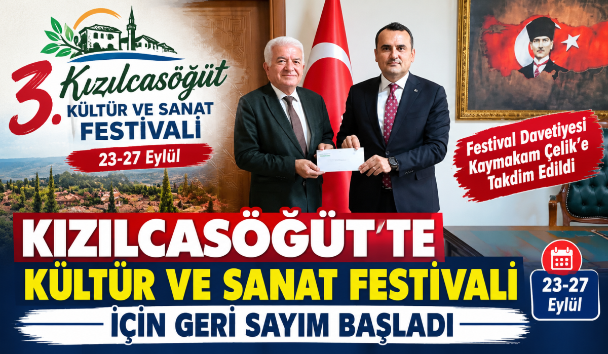 3. KIZILCASÖĞÜT KÜLTÜR VE SANAT FESTİVALİ İÇİN HAZIRLIKLAR SÜRÜYOR